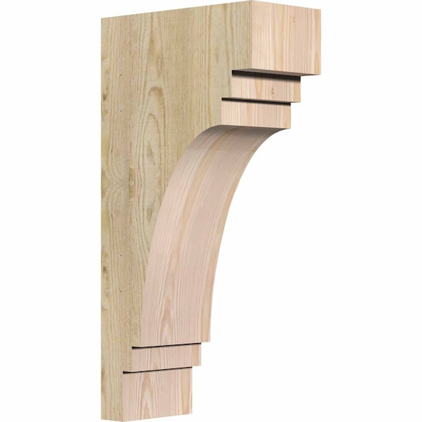 Ekena Millwork Pescadero Rough Sawn Corbel, Douglas Fir, 6"W x 12"D x 24"H COR06X12X24PEC00RDF - main